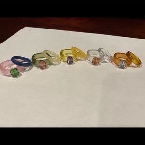 Lucite Rings